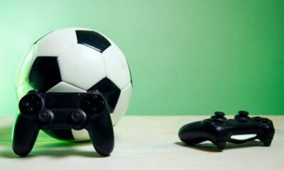 Soccer video games concept