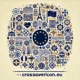 Illustration of CrossoverIcon.eu platform, featuring icons representing European art, music, and fashion, symbolizing cultural fusion.